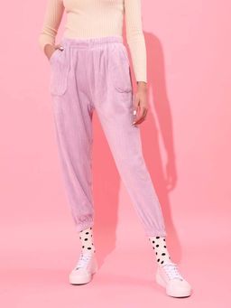 STREET 9 - Lavender Towel Knit Joggers