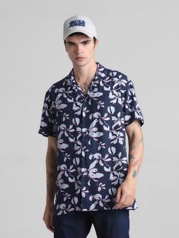 Jack & Jones - Navy Blue Regular Fit Shirt