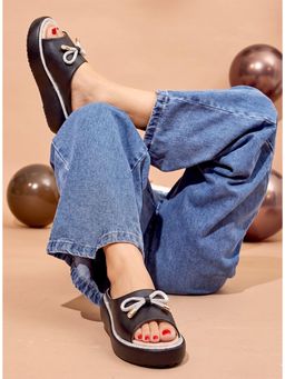 Alberto Torresi - Women Black TPR Sandals