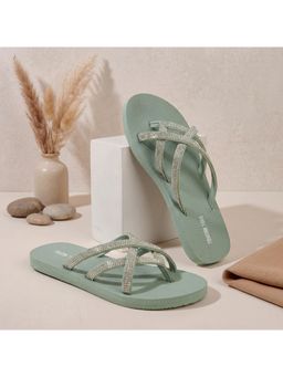 Toucantoes - Astec Women’s Comfort Flip Flops - Sage