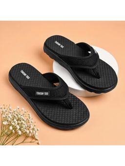 Toucantoes - Plume Women’s Soft Cushion Slides - Black