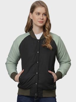 Campus Sutra - Black Solid Jacket