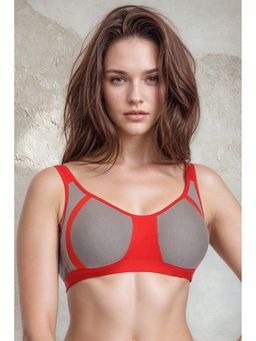 Clovia - Cotton Rich Solid Non-Padded Full Cup Wire Free T-shirt Bra - Light Pink