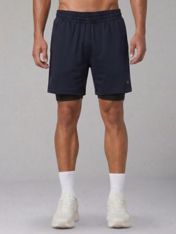 WROGN - Compression Shorts - Navy Blue