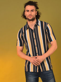 Campus Sutra - Men Striped Stylish Casual Shirts