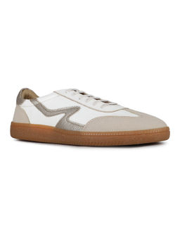 Inc.5 - Women Silver Casual Solid Round Sneakers