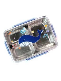 Little Surprise Box - Blue Whale Big Size Stainless Steel Kids Lunch Box