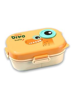 Little Surprise Box - Orange Big Eye Dino 2 Decker Lunch Box For Kids