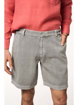 TERRA LUNA - Men Charcoal Solid Shorts
