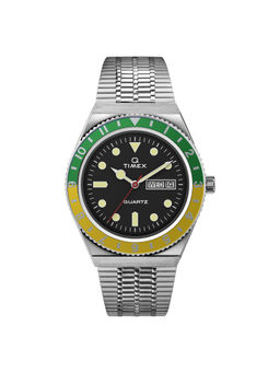 Timex - Q Diver inspired Black Dial Men Watch -TW2U61000