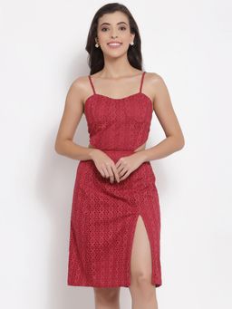 Ayrolane - Red Cut Out Back Dress