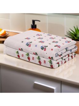 Kuber Industries - Super Soft Cotton Swimming & Bathing Towel Assorted