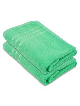 Kuber Industries - Premium Design Soft Cotton Bath Towel (Green)