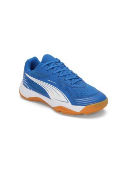 Puma - Solarflash III Jr Kids Blue Football Shoes