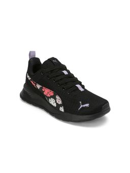 Puma - Anzarun Flora JR Kids Black Sneakers