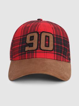 Jack & Jones - Red Varsity Suede Baseball Cap