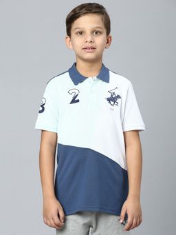 Beverly Hills Polo Club - Tilted Color Block Polo