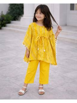 Foreverkidz - Kesar Noor Kaftaan With Pant