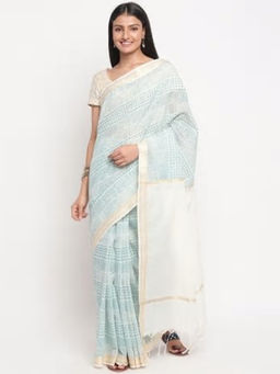 Fabindia - Cotton Printed Stitched Sari