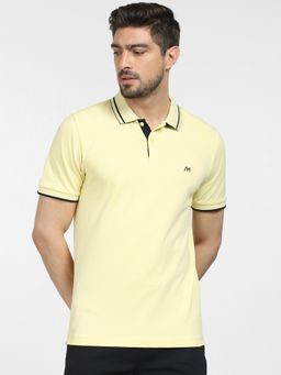 Selected - Yellow Polo T-Shirt