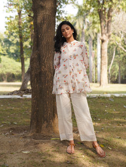 Dhaari by Deepika - Handwoven Hand Painted Cotton Silk Top