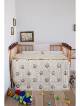 ADYA - Pink Flamingo Infant Quilt