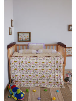 ADYA - Lilac Hot Air Balloon Infant Quilt