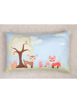NEW COMERS - Blue Printed Super Soft Baby Pillow