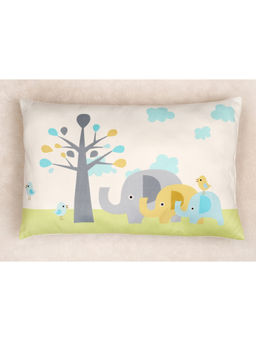 NEW COMERS - White Printed Super Soft Baby Pillow