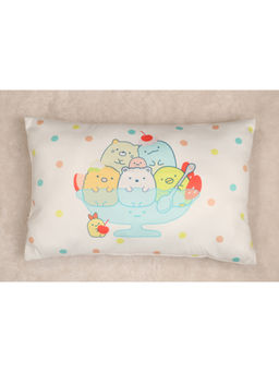 NEW COMERS - White Printed Super Soft Baby Pillow