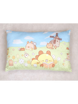 NEW COMERS - Blue Printed Super Soft Baby Pillow