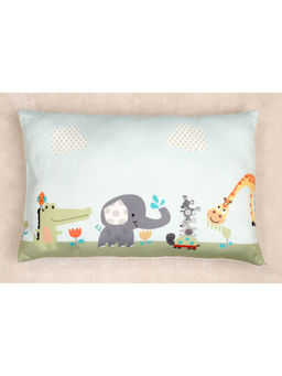 NEW COMERS - Blue Printed Super Soft Baby Pillow