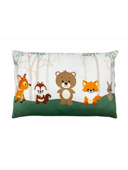 NEW COMERS - White Printed Super Soft Baby Pillow