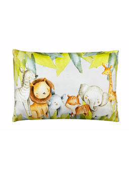 NEW COMERS - White Printed Super Soft Baby Pillow