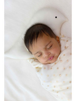 TIBER TABER - Baby Bird Mustard Seed Pillow-Cream