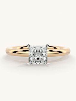 Valanova - Rose Gold Sterling Silver and Certified Lab Grown Diamond 0.75Cts Ring