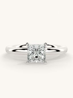 Valanova - White Gold Sterling Silver and Certified Lab Grown Diamond 0.75Cts Ring