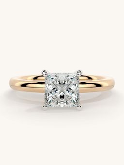 Valanova - Rose Gold Sterling Silver and Certified Lab Grown Diamond 1.00Cts Ring