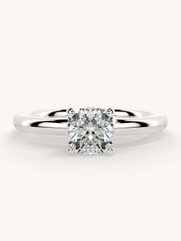 Valanova - White Gold Sterling Silver and Certified Lab Grown Diamond 0.75Cts Ring