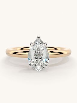 Valanova - Rose Gold Sterling Silver and Certified Lab Grown Diamond 1.00Cts Ring