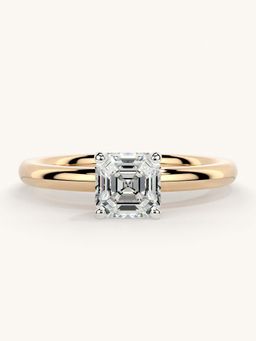 Valanova - Rose Gold Sterling Silver and Certified Lab Grown Diamond 0.75Cts Ring