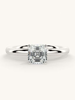 Valanova - White Gold Sterling Silver and Certified Lab Grown Diamond 0.75Cts Ring