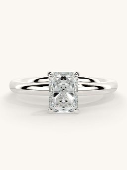 Valanova - White Gold Sterling Silver and Certified Lab Grown Diamond 0.75Cts Ring