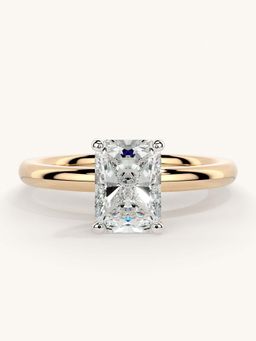 Valanova - Rose Gold Sterling Silver and Certified Lab Grown Diamond 1.00Cts Ring