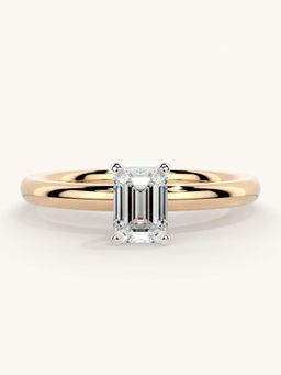 Valanova - Rose Gold Sterling Silver and Certified Lab Grown Diamond 0.50Cts Ring