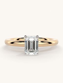 Valanova - Rose Gold Sterling Silver and Certified Lab Grown Diamond 0.75Cts Ring