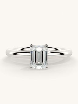 Valanova - White Gold Sterling Silver and Certified Lab Grown Diamond 0.75Cts Ring