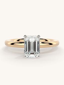Valanova - Rose Gold Sterling Silver and Certified Lab Grown Diamond 1.00Cts Ring