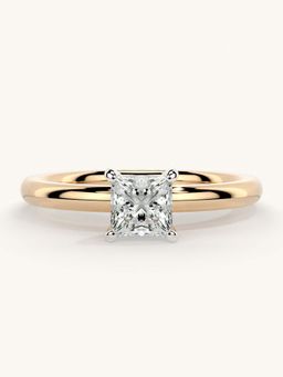 Valanova - Rose Gold Sterling Silver and Certified Lab Grown Diamond 0.50Cts Ring