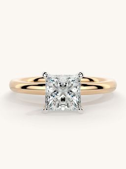 Valanova - Rose Gold Sterling Silver and Certified Lab Grown Diamond 1.00Cts Ring